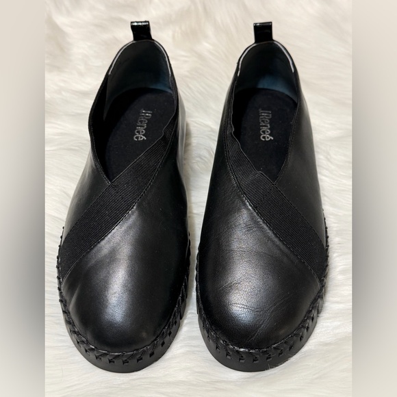 J.Renee Darvina Sleek Black Women's Loafers - Picture 2 of 8